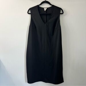 Merona Black Sleeveless V Neck Shift Dress XXL